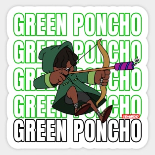 The Green Poncho Sticker